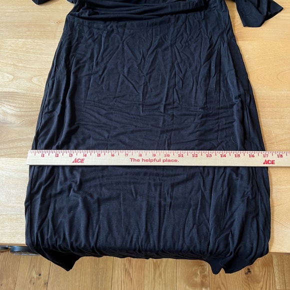 BAILEY 44 DRESS M JERSEY KNIT COLD SHOULDER PULL ON KNEE LENGTH COCKTAIL PARTY - Picture 8 of 12